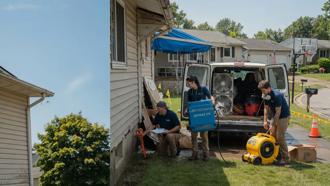 Ceiling Leak Cleanup in La Pointe, WI near me
