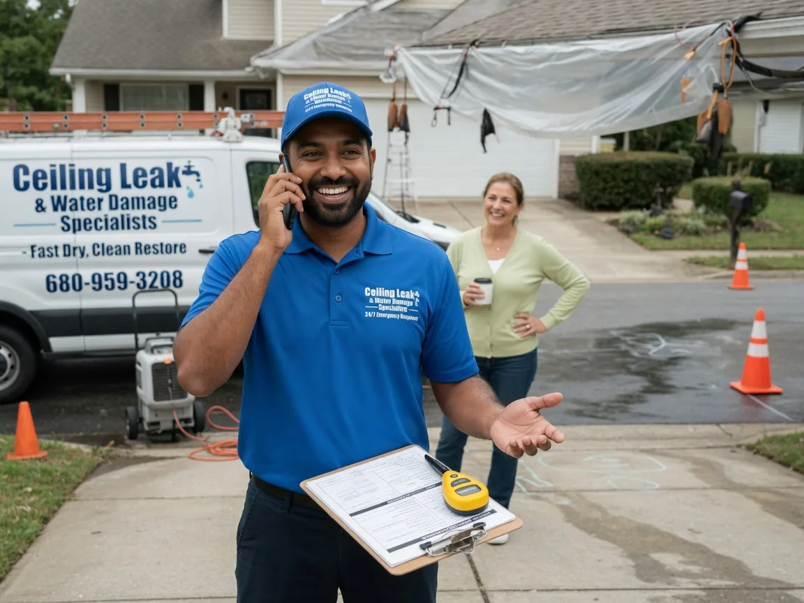 Ceiling Leak Cleanup La Pointe, WI FAQs